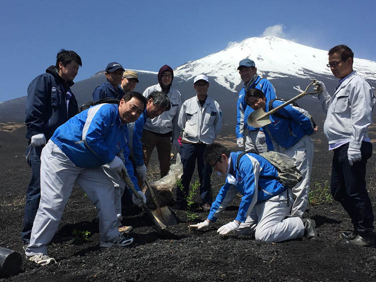 富士山植樹祭